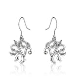 S925 sterling silver life tree earrings European and American fashion exquisite earrings earrings jewelry