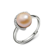 Pearl , Gemstone Ring , 925 Sterling silver Handmade Silver Jewelry