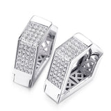 factory earrings wholesale cubic zirconia silver design earrings