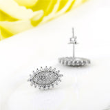 Regular zirconium stud earrings design beautiful simple earrings