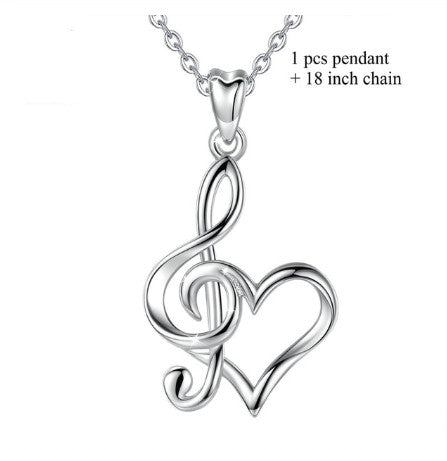 PELOVNY Christmas Gifts Music Note Necklace Cross India | Ubuy