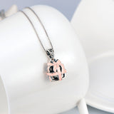 Gift Box Shaped Necklace Wholesale 925 Sterling Silver Jewelry For Gifts