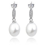 Silver Big Pearl Charm For Sale Earrings Mounting Design Jewelry