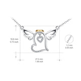 Lucky Wings Angel Necklace Infinite Loving Zirconia Necklace