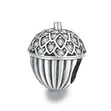 925 Sterling Silver Cute Pine Cone Charm For Bracelet Fashion Jewelry For Gift