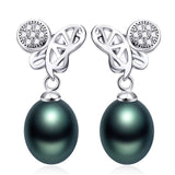 Crystal Women Gender Drop Earrings Pearl Mounting Wholesale