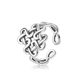 S925 sterling silver Opening adjustable ring fashion jewelry Celtic ring retro lady popular