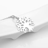 Artistic Celtic Knot Design Life Tree 925 Sterling Silver Pendant Necklace