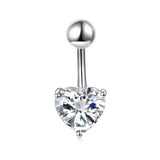 925 Sterling Silver Belly Button Rings For Women Girl Navel Rings CZ Body Piercing