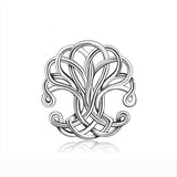 S925 sterling silver life tree Celtic knot necklace pendant jewelry