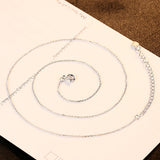 Necklace Cable Chain 18k Gold And White Gold Plated Simple Fashion Necklace