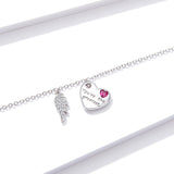 925 Sterling Silver Beautiful Letter Link Chain Bracelet with little Charm Fashion Jewelry For Gift