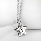 chain star necklace jewelry for girls simple design necklace
