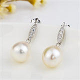 Silver Big Pearl Charm For Sale Earrings Mounting Design Jewelry